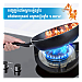 Midea Build-In/Stand Gas Stove Model MGMQ590BKH (Mirror Body,Build-in or Stand,Copper Burner)